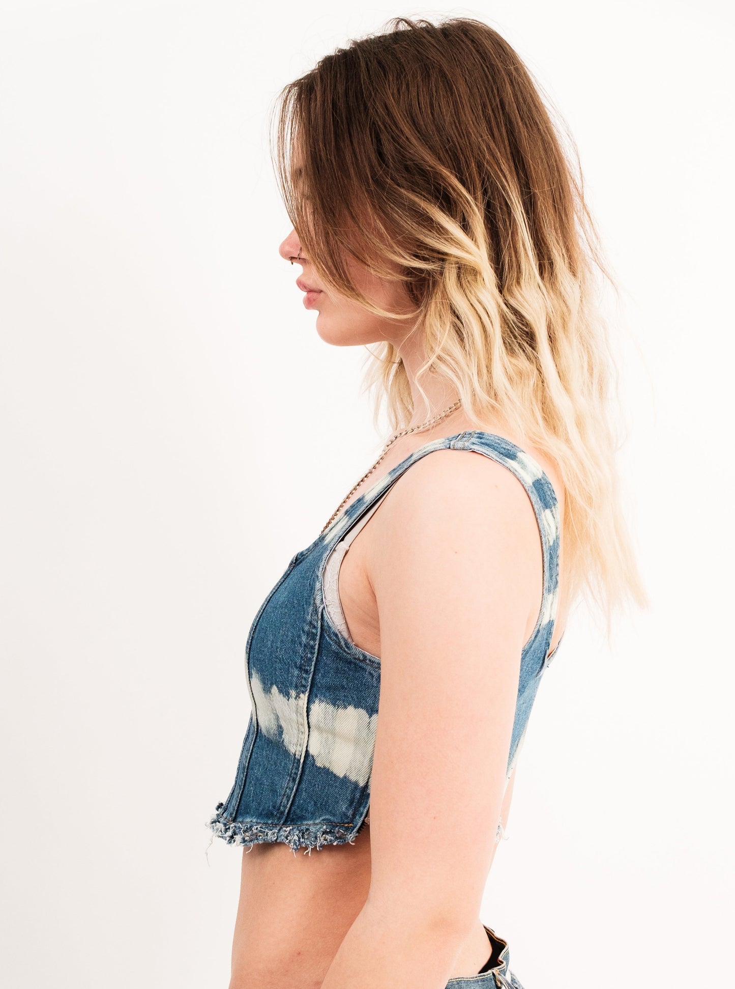 Striped Bleached Top (#1)