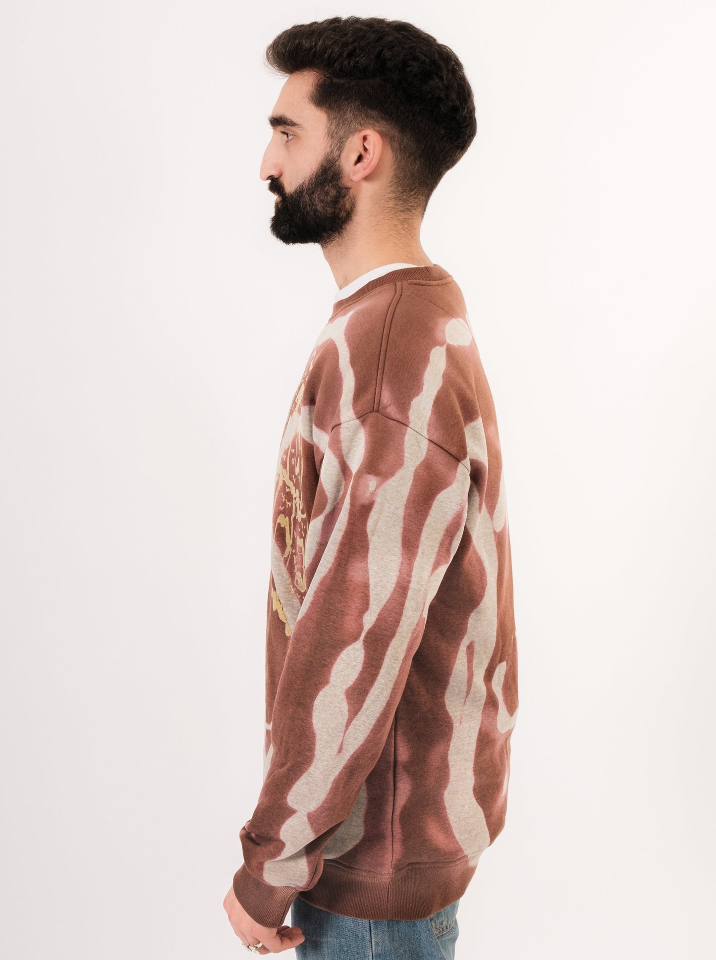 Bleached Swirly Sweater