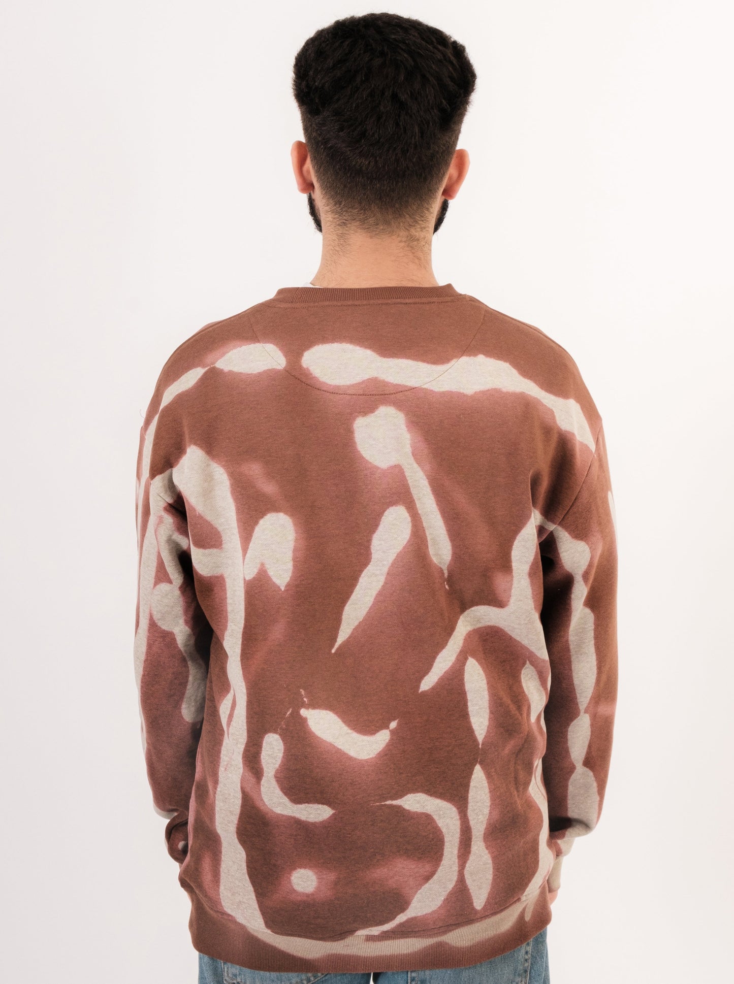 Bleached Swirly Sweater