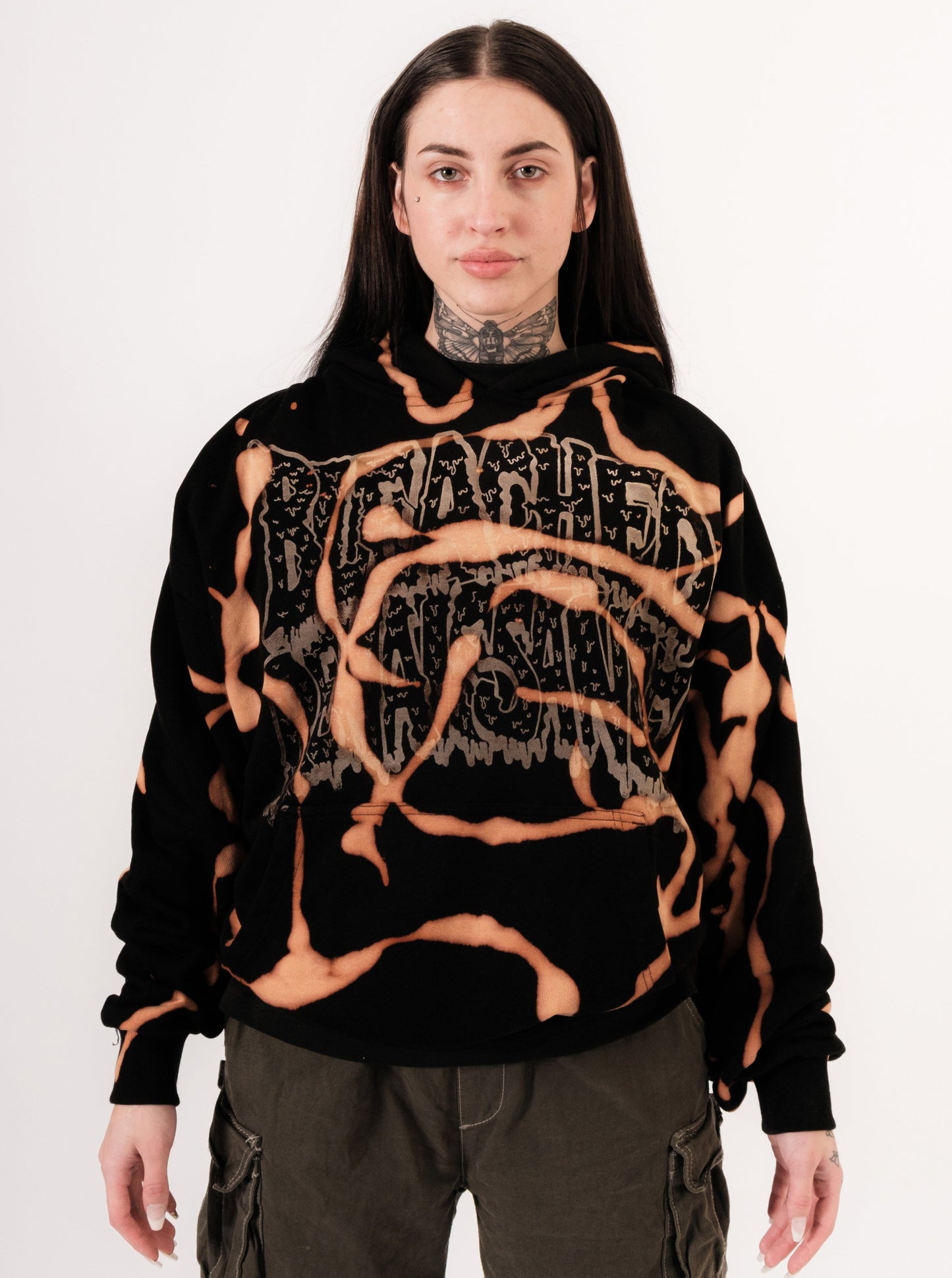 Bleached Swirly Hoodie