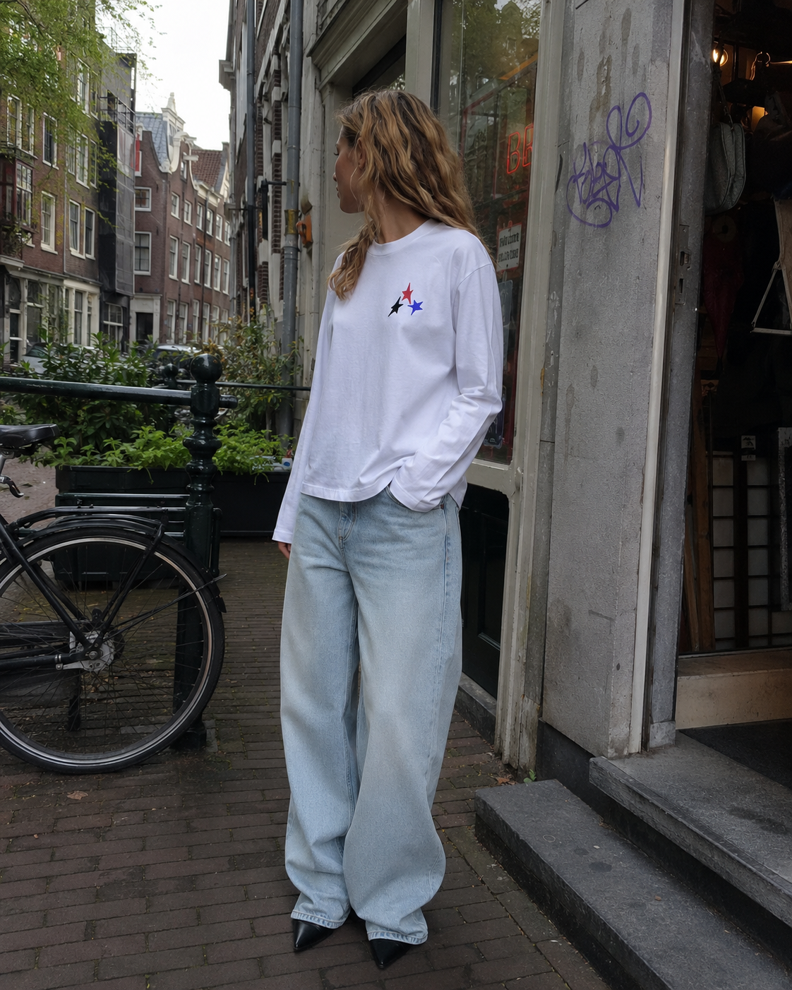 WOMEN'S IMPERFECT STAR LONGSLEEVE
