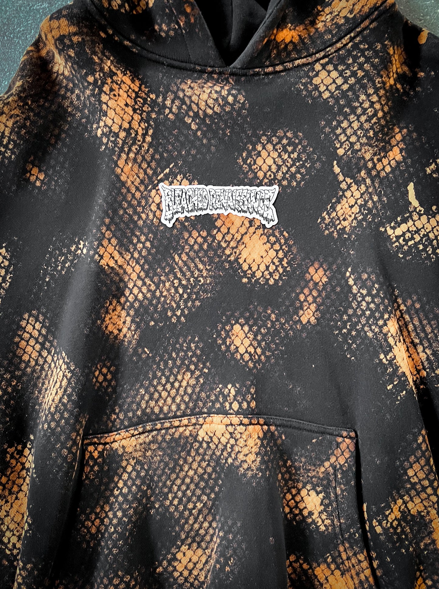Fishnet Bleached Hoodie