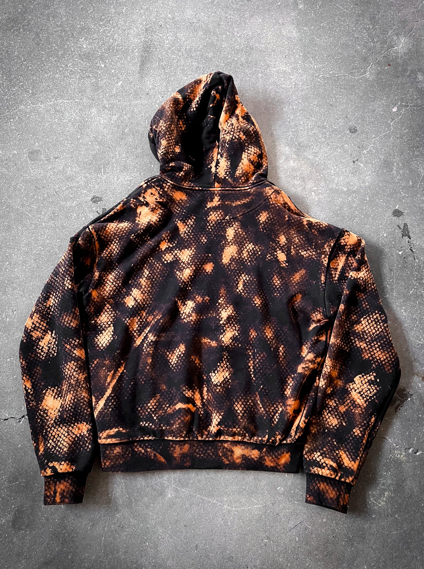 Fishnet Bleached Hoodie