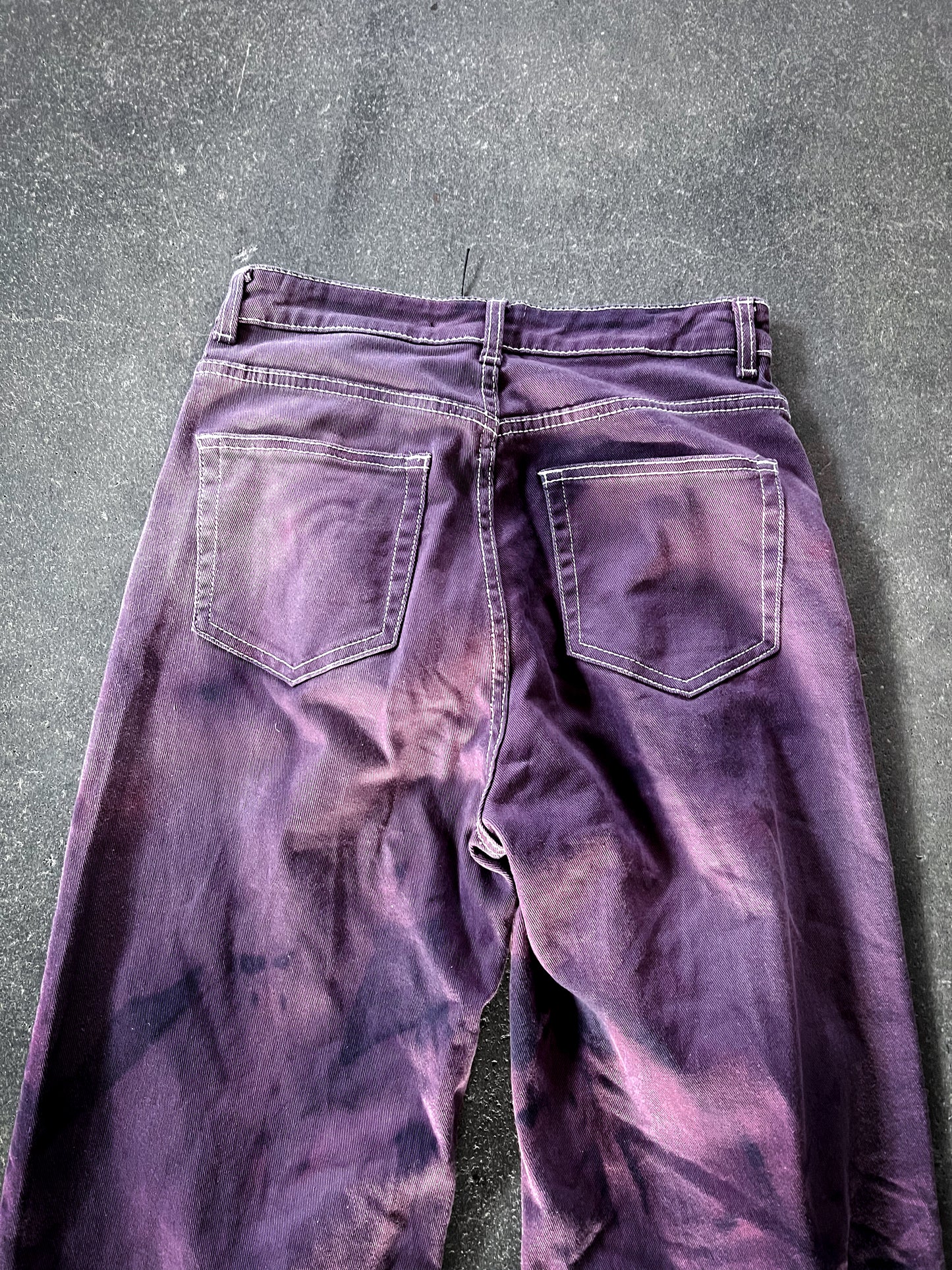 Purple Lean Fein Jeans