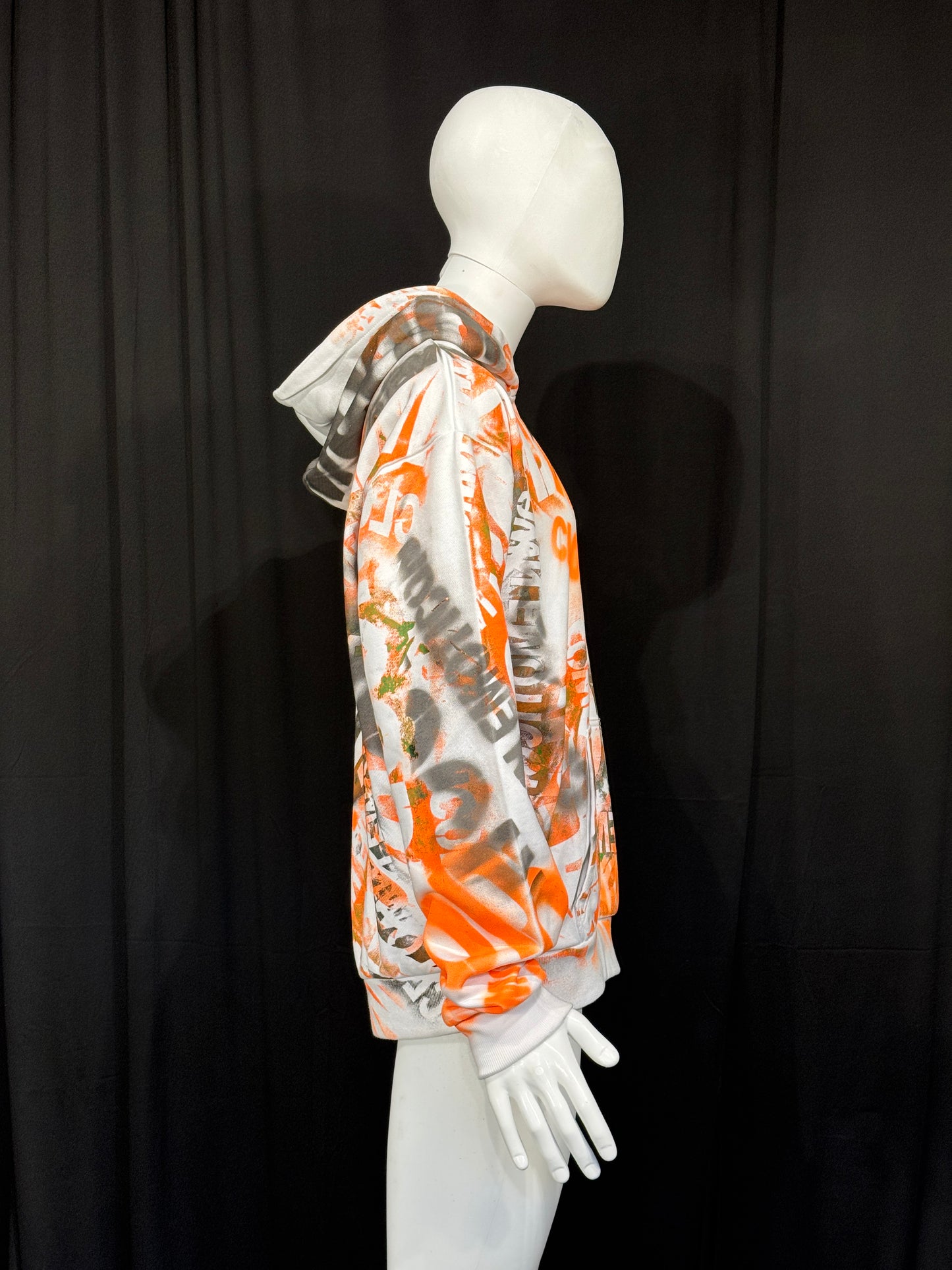 MOTOCROSS ORANGE HOODIE