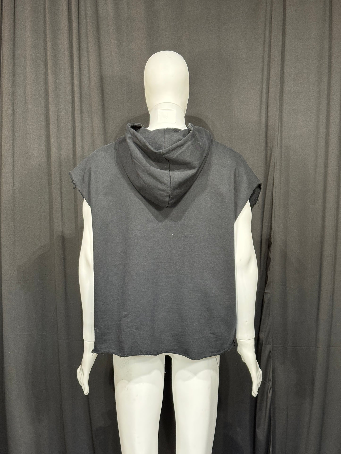 STTMNTS HOODIE VEST BLACK
