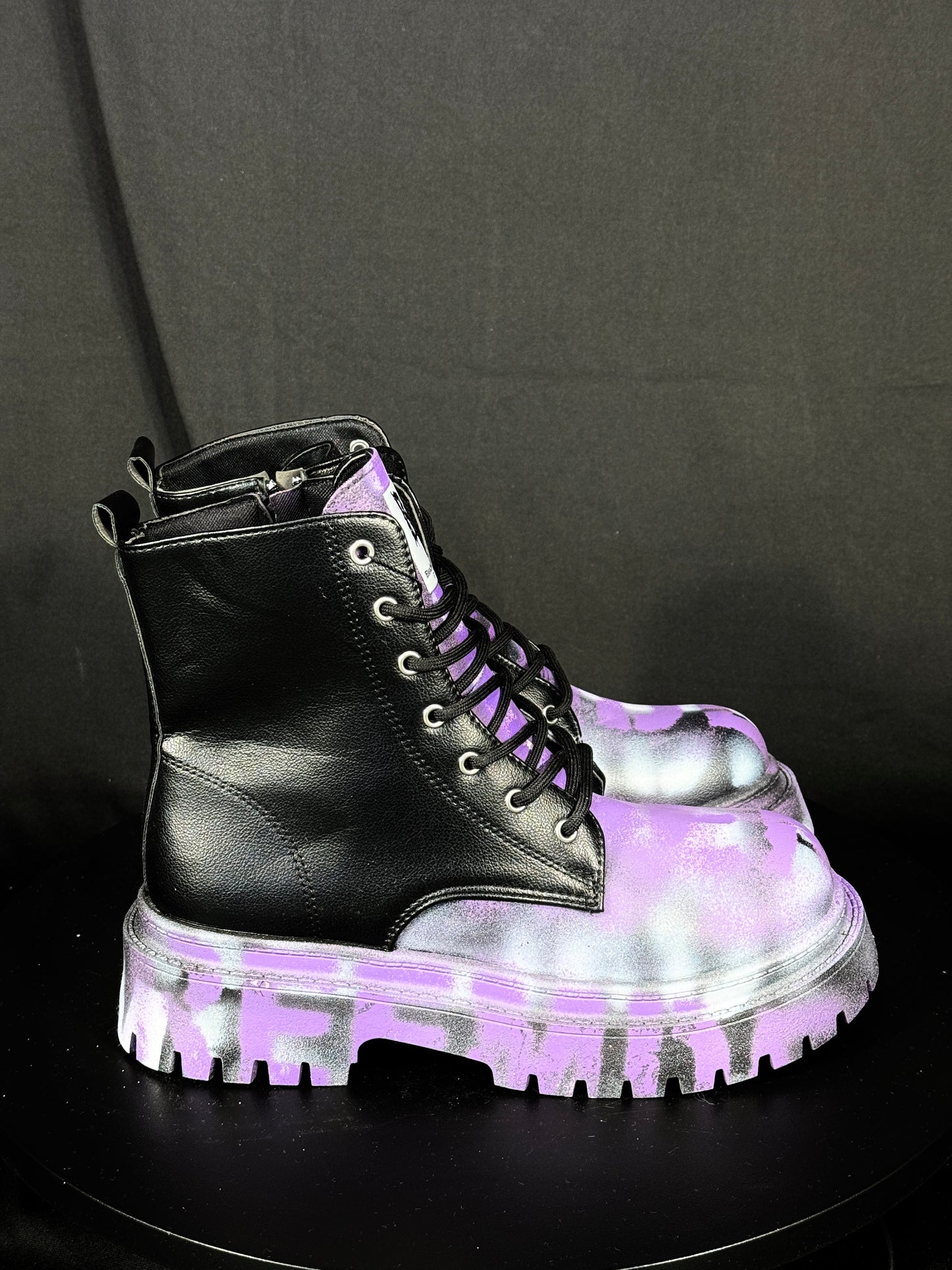 VIOLET VORTEX BOOTS