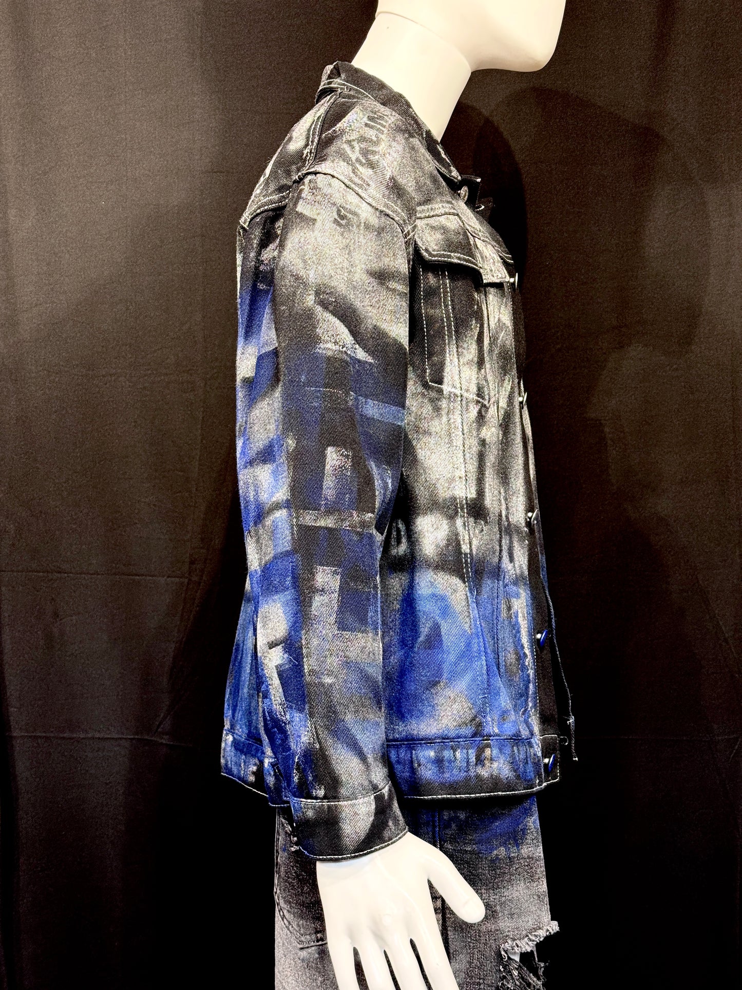 COBALT COLLAPSE JACKET