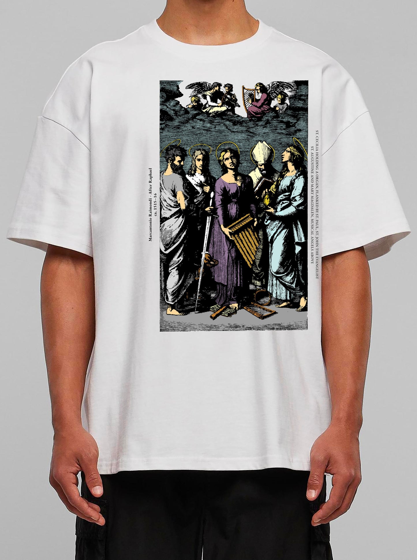 St Cecilia Holding An Organ Tee