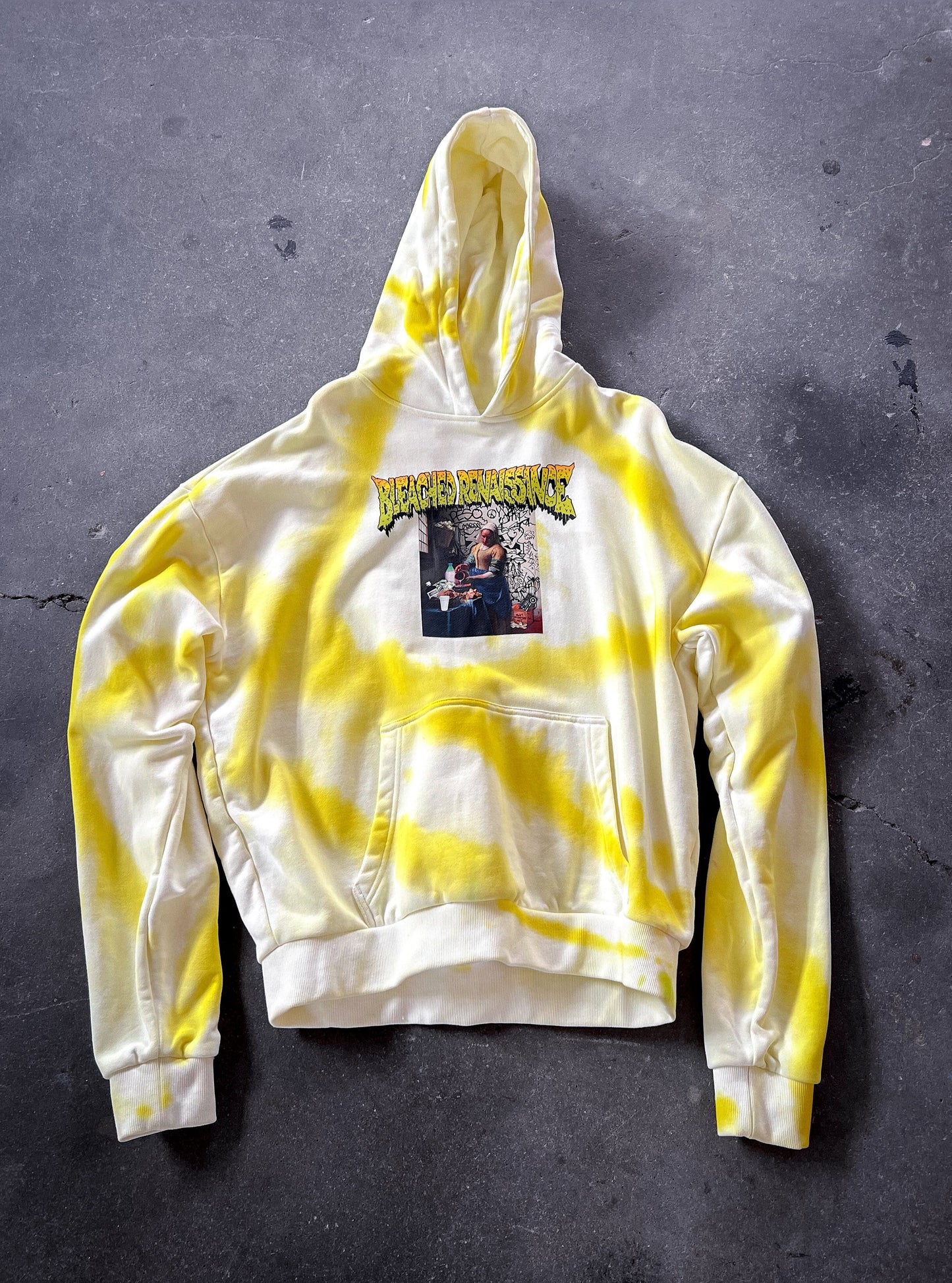 Yellow Striped Hoodie