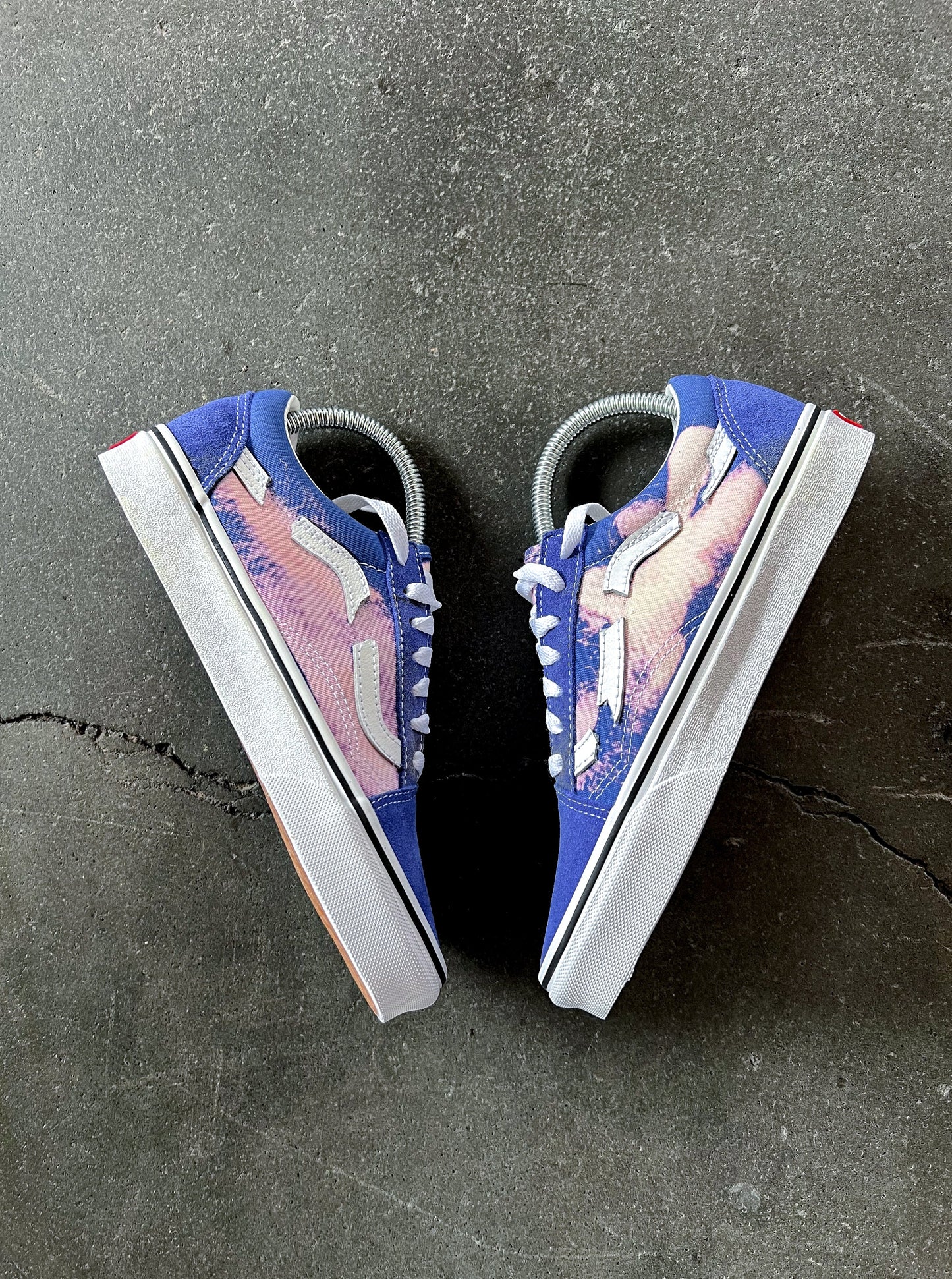 Bleached Blue Vans