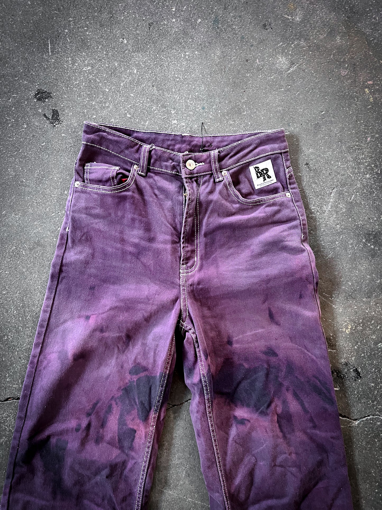 Purple Lean Fein Jeans