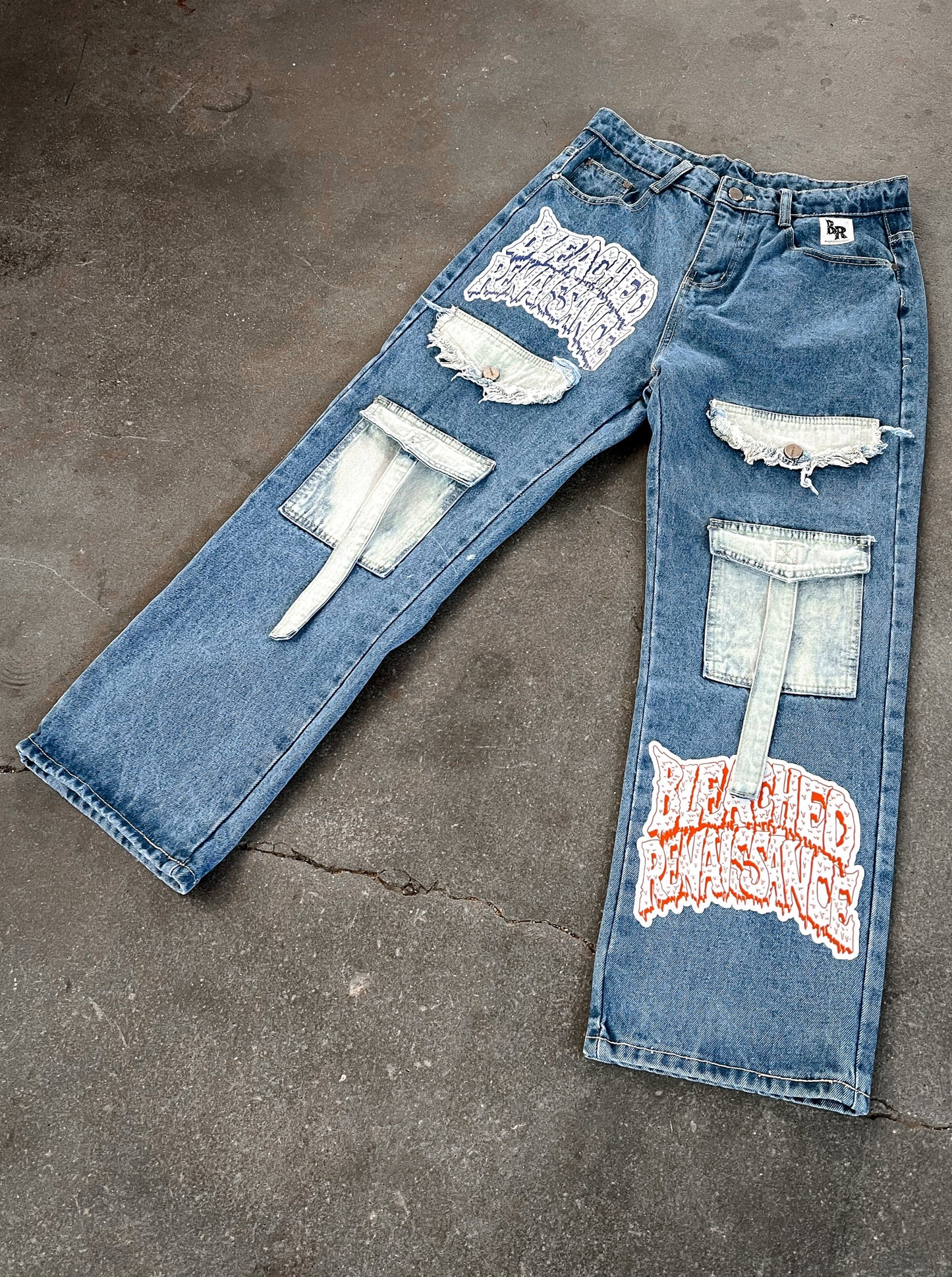 Bleached Y2K Jeans