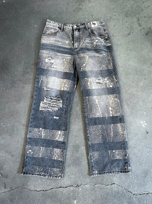 Tape Striped Jeans