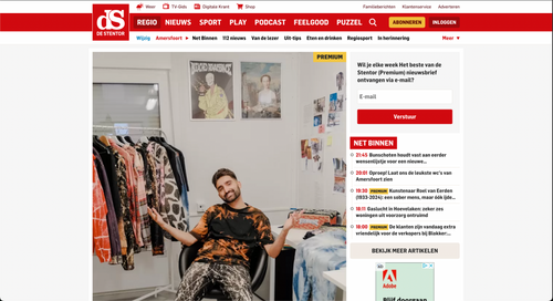 De Stentor article about Bleached Renaissance