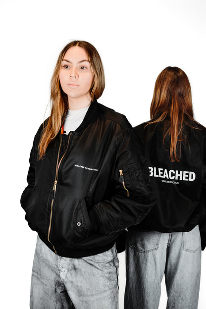 ESSENTIAL BLEACHED MA1 BOMBER